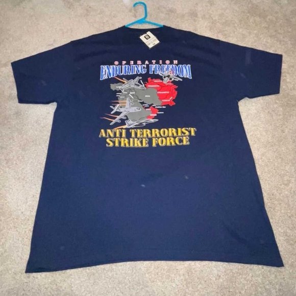 Operation Enduring Freedom Anti Terrorist Tee XL - Picture 1 of 7